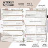 Блокнот планер для Bullet Journal з наліпками недатований А5 Блакитний 120 аркушів