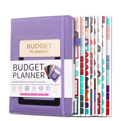 Блокнот Бюджет планер для Bullet Journal А5 Фіолетовий 120 аркушів