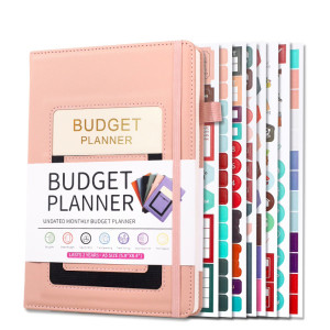 Блокнот Бюджет планер для Bullet Journal А5 Рожевий 120 аркушів