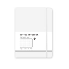 Блокнот Білий в крапку (Dotted Notebook) формата А5 202 мм × 142 мм