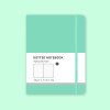 Блокнот Нефритово-Зелений в крапку (Dotted Notebook) формата А5 202 мм × 142 мм