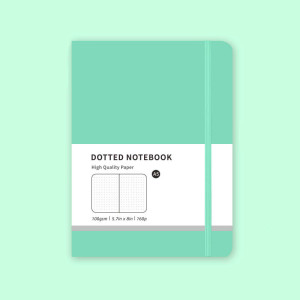 Блокнот Нефритово-Зелений в крапку (Dotted Notebook) формата А5 202 мм × 142 мм