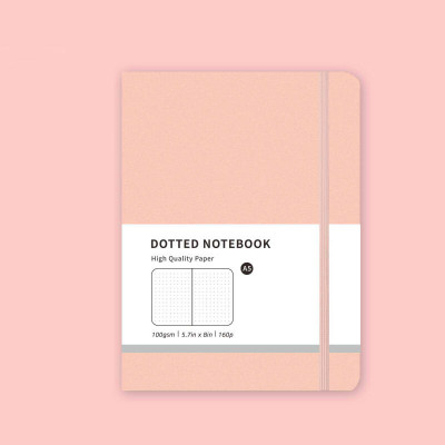 Блокнот Рожевий в крапку (Dotted Notebook) формата А5 202 мм × 142 мм