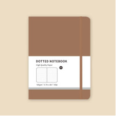 Блокнот Кавово-Коричневий в крапку (Dotted Notebook) формата А5 202 мм × 142 мм Блокнот Кавово-Коричневий в крапку (Dotted Notebook) формата А5 202 мм × 142 мм