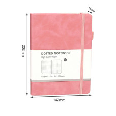 Блокнот Рожевий в крапку (Dotted Notebook) з бархатистою текстурою Soft-touch Формата А5 202 мм × 142 мм Блокнот Рожевий в крапку (Dotted Notebook) з бархатистою текстурою Soft-touch Формата А5 202 мм × 142 мм