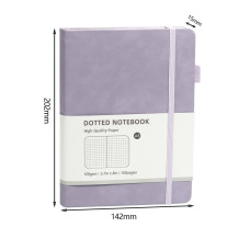 Блокнот Фіолетового в крапку (Dotted Notebook) з бархатистою текстурою Soft-touch Формата А5 202 мм × 142 мм Блокнот Фіолетового в крапку (Dotted Notebook) з бархатистою текстурою Soft-touch Формата А5 202 мм × 142 мм