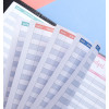 Планер Budget Sheet різнокольоровий 12 аркушів