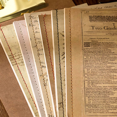 Набір декоративних паперів для скрапбукінгу Drawn Manuscript 10 шт 130х150 мм