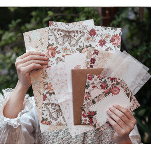 Набір ретро матеріалів для скрапбукінгу MO CARD Forest Letter Series 40 шт, розмір 21,5*16 см Набір ретро матеріалів для скрапбукінгу MO CARD Forest Letter Series 40 шт, розмір 21,5*16 см