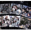 Набір наклейок у готичному стилі 6 видів Dark Academia, розмір 129 мм х 105 мм, 30 шт.