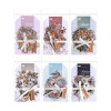 Наклейки для скрапбукінгу Amber Flower Shadow 20 шт 95х163 мм