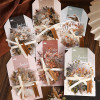 Наклейки для скрапбукінгу Amber Flower Shadow 20 шт 95х163 мм