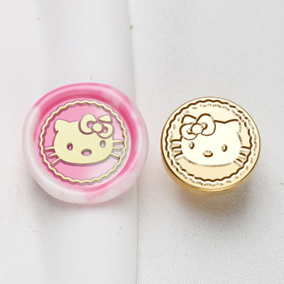 Сургучна печатка Hello Kitty в кружечку 2,2 см
