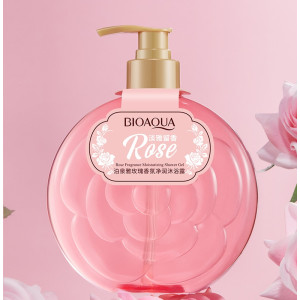 Зволожуючий гель для душу з квітковим ароматом BIOAQUA Rose Fragrance 500 г