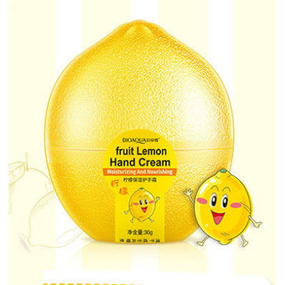 Крем для рук лимон BIOAQUA Fruit Lemon Hand Cream, 30 г
