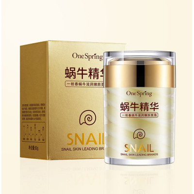 Антивіковий Крем для обличчя з муцином равлики One Spring Snail Moisturizing Cream 60 г