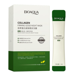 Маска для обличчя з колагеном та центелою BIOAQUA Collagen Firming Sleeping Mask 20 шт.