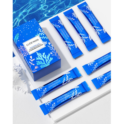 Охолоджувальна маска для обличчя з гіалуроновою кислотою LUOFMISS Hyaluronic Acid Polypeptide Frozen Film 20 шт.