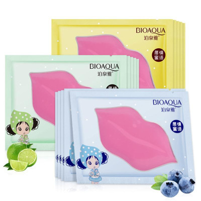 Гідрогелева маска для губ колагенова BIOAQUA