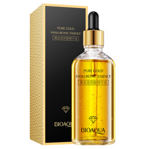 Сироватка на основі дрібних частинок золота та гіалуронової кислоти BIOAQUA 24K Gold Hyaluronic Essence 100 мл