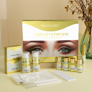 Повний набір для ламінування та біозавивки вій Ibcccndc Eyelash Lifting 4 складу, клей, 2 фарби та розхідники