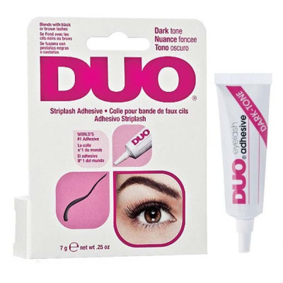 Клей для пучків та накладних вій чорний DUO Lash Adhesive Black, 7g