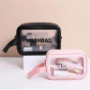 Косметичка - органайзер дорожня водонепроникна WashBag розмір M Чорна