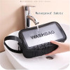 Косметичка - органайзер дорожня водонепроникна WashBag розмір S Чорна