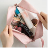 Косметичка - органайзер дорожня водонепроникна WashBag розмір S Рожева