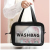 Косметичка - органайзер дорожня водонепроникна WashBag розмір L Рожева