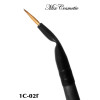 Пензель для нанесення підведення вигнута форма MixCosmetic ворс колонок (соболь) 1C-02