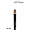 Пензель для розтушовування та вбивання тіней, форма бочонок MixCosmetic ворс колонок (соболь) 7C-02
