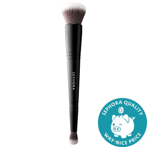 Двосторонній пензель для тону та консилера SEPHORA Classic Double Ended Multitasker & Concealer Brush #202