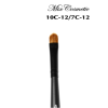 Пензель для нанесення тіней двосторонній, форма плоских лопаток MixCosmetic ворс колонок (соболь) 10С-12/7С-12
