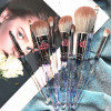 Набор Кистей для макияжа из кукурузного волокна с ручками кристалами IT Cosmetics  LIVE BEAUTYFULLY 9 шт. Crystal  