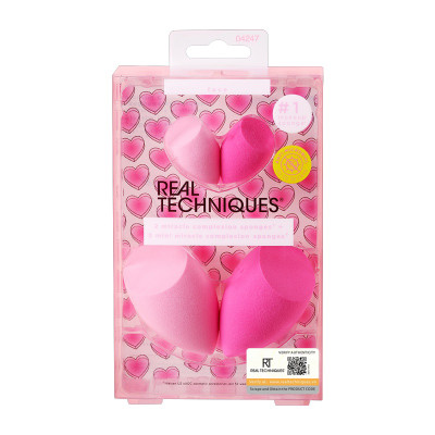 Набір із 4 спонжів для макіяжу Real Techniques Face And Eye Sponge Set