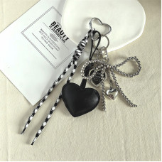 Трендове обважування для сумки, ключів, телефону. одягу Heart & Bow, Чорний Трендове обважування для сумки, ключів, телефону. одягу Heart & Bow, Чорний