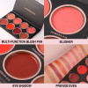 Палітра рум'ян 4 кремових та 4 матових відтінку LONGMANNI Palette Blush