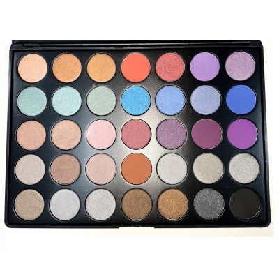 Палітра тіней 35 яскравих відтінків Morphe Hot Spot Artistry 35H