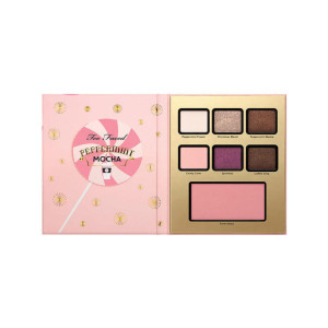 Палетка тіней та руямна для обличчя TOO FACED Peppermint Mocha м'ятний мокко.