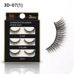 Набір накладних вій 3D GLAM VOLUME SEXY 3 пари 3D-03