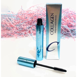 Туш для вій водостійка із колагеном Enough Collagen Waterproof Volume Mascara, 9 мл Чорна