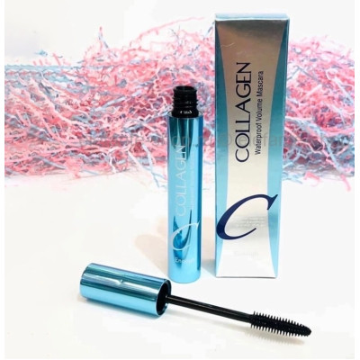 Туш для вій водостійка із колагеном Enough Collagen Waterproof Volume Mascara, 9 мл Чорна