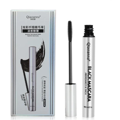 Водостійка чорна туш QIAOANNA Black Mascara