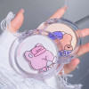 Легка матіруюча пудра в стиль мультфільму PINKY FOCUS контролююча жирність шкіри, фіксуюча і прозора, 3 відтінки, 12 г