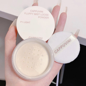 Розсипчаста оксамитова пудра з прозорим фінішем CAPPUVINI Fluffy Mist Loose Powder, 5 г