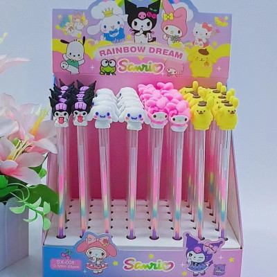 Ручка гелева з різнобарвною пастою SANRIO (ОПТ)