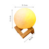 Настільний нічник 3D світильник "Місяць" Magic 3D Moon Lamp ∙