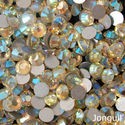 Стрази для декору колір Jonguil AB розмір 1,5-1,6 мм SS4 100 шт.