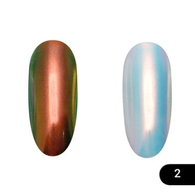 Втирання для нігтів Global Fashion, Neon powder 02